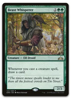 Beast Whisperer #123 (NM) Throne of Eldraine PPELD Magic MTG - Image 1