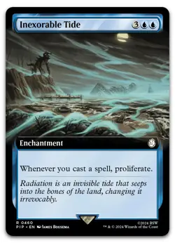 Inexorable Tide (Extended Art) #460 (NM) Fallout PIP Magic MTG - Image 1