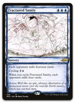 Fractured Sanity (Showcase) #336 (NM) Modern Horizons 2 MH2 Magic MTG - Image 1