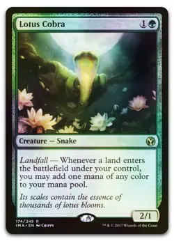 Lotus Cobra #174 (Foil) (NM) Iconic Masters IMA Magic MTG - Image 1
