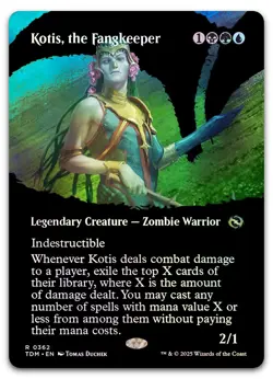 Kotis, the Fangkeeper (Borderless) #362 (Foil) NM Tarkir Dragonstorm Magic MTG - Image 1