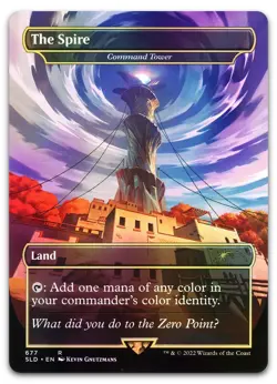 The Spire - Command Tower #677 (Foil) (NM) Secret Lair Drop SLD Magic MTG - Image 1