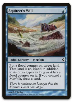 Aquitect's Will #52 (NM) Lorwyn LRW Magic MTG - Image 1