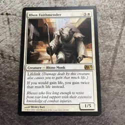 Rhox Faithmender - Magic 2013 - MTG Magic the Gathering - MP - Image 1
