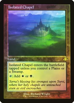Isolated Chapel Foil Retro Frame Dominaria Remastered NM MTG - Image 1