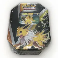Pokemon TCG Eevee Evolutions Tin - Jolteon V - New Factory Sealed - Image 1