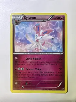 Sylveon - 72/111 - Furious Fists NM Regular Rare Pokemon TCG Card - Image 1
