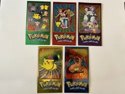 2000 Pokemon Topps Chrome TV Animation Edition Series 2 Full Oversized Artset - Image 1
