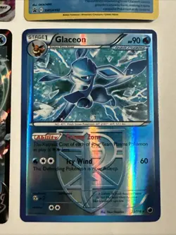 Pokemon GLACEON 4 Card Lot ~ V VMAX Holo Eevee Evolution - Image 2