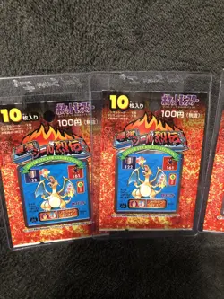 Pokemon Amada Booster Pack Hyper Sticker Collection 1996 Japanese sealed x 4 - Image 2