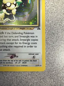 Pokemon Smeargle 11/75 Neo Discovery Holofoil - Image 4