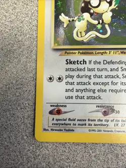 Pokemon Smeargle 11/75 Neo Discovery Holofoil - Image 5