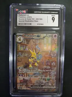 Pokemon 151 - Alakazam ex 201/165 - SIR - CGC 9 Mint - Image 1