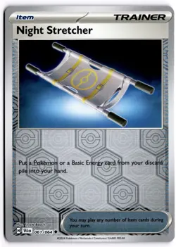 Pokemon TCG Night Stretcher 061/064 Sv: Shrouded Fable Reverse Holo - Image 1