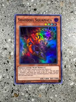 YugiOh TCG Shaddoll Squamata BLHR-EN082 1st Edition Ultra Rare NM - Image 1