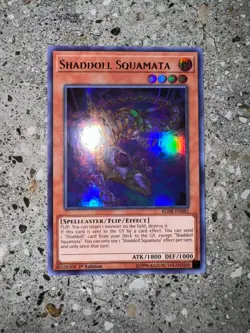 YugiOh TCG Shaddoll Squamata BLHR-EN082 1st Edition Ultra Rare NM - Image 3