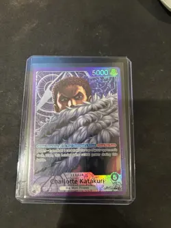 One Piece TCG Charlotte Katakuri Alt Art Leader OP11-062 a Fist of Divine Speed - Image 1