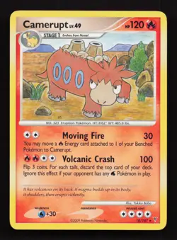 Pokemon Card Camerupt 18/147 Supreme Victors LP - Image 1