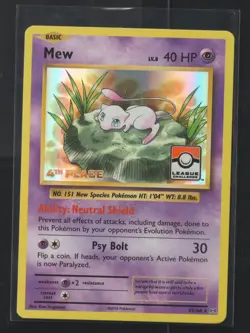 Mew - (League Challenge) [4th Place] 053/108 League & Championship Cards Holo - Image 1