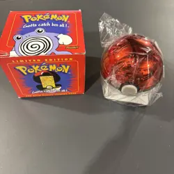 Pokemon POLIWHIRL 23K Gold Plated Trading Card 1999 Burger King Promo SEALED - Image 1
