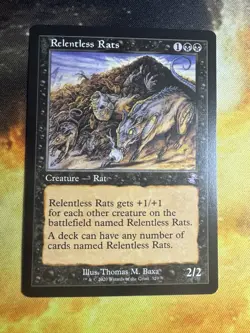 MTG Relentless Rats Time Spiral Remastered Magic the Gathering - NM/MINT - Image 2