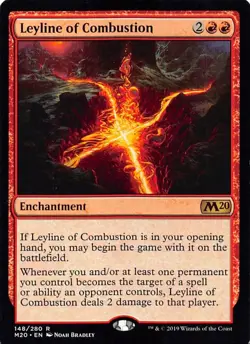 X 1 Leyline of Combustion NM-M M20 148 MTG Magic The Gathering - Image 1