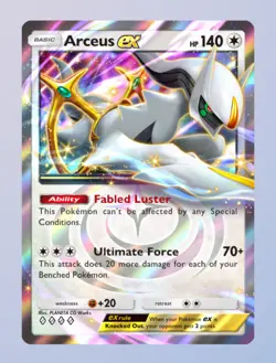 (Digital Card) Arceus EX, Pokemon TCG Pocket, English, Triumphant Light set - Image 1