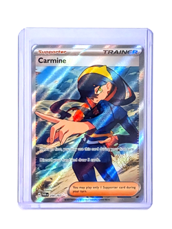 Carmine 204/167 Ultra Rare Full Art Twilight Masquerade POKEMON TCG TWIM ENGLISH - Image 3