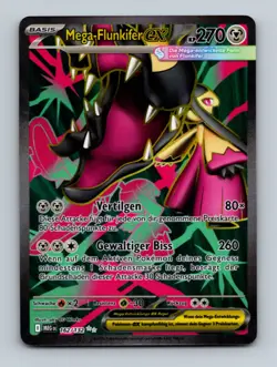 Pokemon Karte Mega-Flunkifer EX 162/132 Deutsch – Near Mint - Image 1