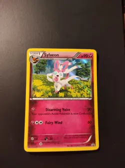 Pokemon Sylveon Black Star Holo Promo XY04 NM ENG - Image 1