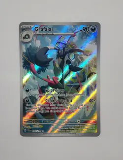 Pokemon TCG Paldea Evolved Grafaiai 223/193 Illustration Rare Full Art NM/MINT! - Image 1