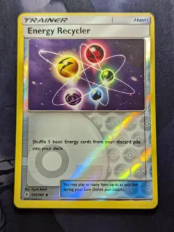 Energy Recycler 123/145 Reverse Holo Guardians Rising Pokemon Card - Image 1