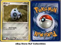 2007 Pokemon, D&P Mysterious Treasures, #71/123 Aron Lv. 15, Common - Image 1