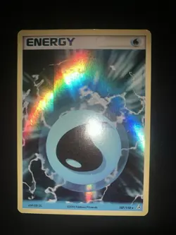 Pokemon Card Water Energy Ex Holon Phantoms 107/110 Holo Rare English Eng - Image 1