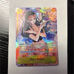 Bandai One Piece Nico Robin ALT ART EB03-055 BGS BECKETT BLACK LABEL CONTENDER - Image 1
