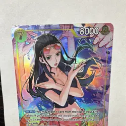 Bandai One Piece Nico Robin ALT ART EB03-055 BGS BECKETT BLACK LABEL CONTENDER - Image 3