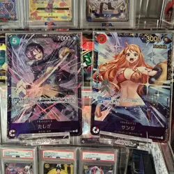 One Piece TCG JP Sanji/Nami OP10-005 & Tashigi OP12-031 Flagship "Asia" Prize - Image 1