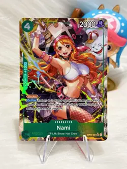 Nami SR Alt Art OP14-031 Azure Seas Seven OP14 One Piece English NM - Image 1