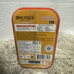ONE PIECE CARD GAME - TIN PACK - SET VOL. 2 (TS-02 OP13) NEW SEALED ENGLISH ACE - Image 2