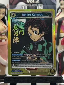 Union Arena TCG Tanjiro Kamado KMY-3-002 Demon Slayer Vol 2 Super Rare! - Image 1