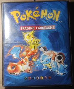 1999 Pokemon 4-Pocket Album Binder - Full of base set cards! 742818083201 - Image 1