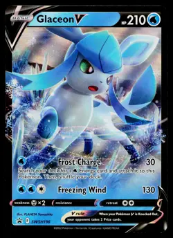Glaceon V SWSH196 SWSH: Sword & Shield Promo Cards Promo - Image 1