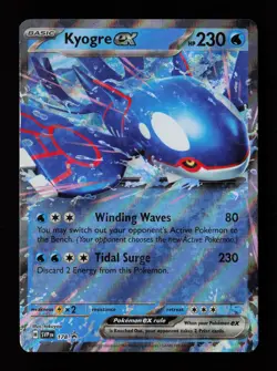 Kyogre ex 178 Holo SV: Scarlet & Violet Promo Pokemon Card - Image 1