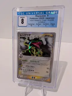 CGC 8 NM/MINT Rayquaza 2005 EX Delta Species 13/113 Holo Pokemon Card - Image 2