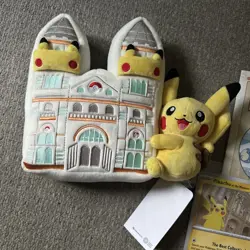 Pokemon Natural History Museum Pikachu at the Museum Promo Card, Plush & Ecology - Image 2