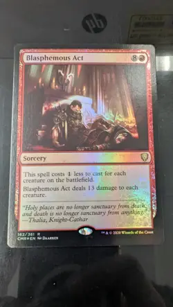 Blasphemous Act Commander Legends Foil Magic Card - Image 1