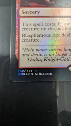 Blasphemous Act Commander Legends Foil Magic Card - Image 5