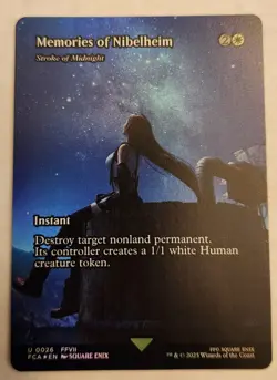 Memories of Nibelheim - Stroke of Midnight (Showcase) Foil NM+ - Image 1