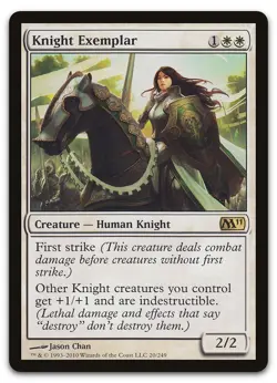 Knight Exemplar #20 (NM) Magic 2011 M11 Magic MTG - Image 1