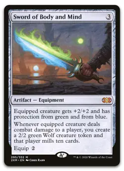 Sword of Body and Mind #295 (NM) Double Masters 2XM Magic MTG - Image 1